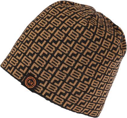 Шапка Brain с паттерном 58 black/brown