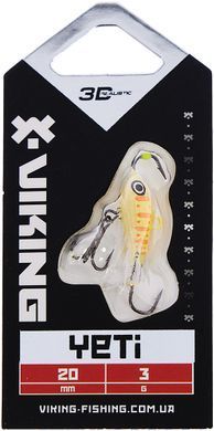 Балансир Viking Fishing Yeti Ice Jig 20mm 3.0g #06 Japanese School
