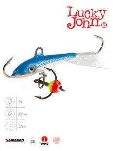 Балансир Lucky John FIN 3 із тр. 40мм/15H блістер