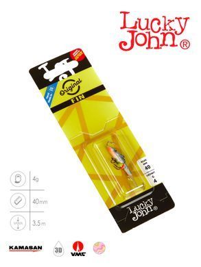 Балансир Lucky John FIN 3 із тр. 40мм/15H блістер