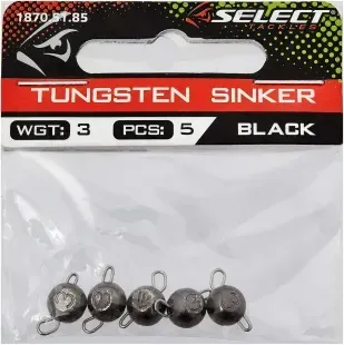 Грузило-головка Select вольфрамовая 8.0g ц:черный