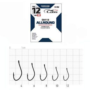 Гачок Cobra ALLROUND (сер.CA112/ 004) *10шт.