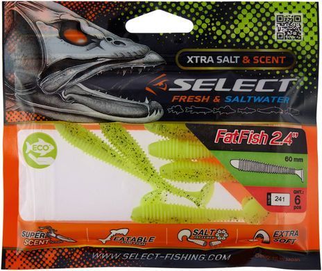 Силікон Select FatFish 2.4"" #241 (6 шт / уп)