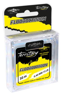 Флюорокарбон Mikado Fluorocarbon Carp Territory 30м 0,40 мм 6,8кг (прозорий)