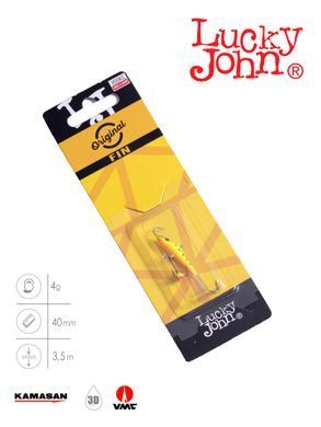 Балансир Lucky John FIN 3 із тр. 40мм/20 блістер