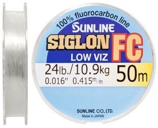Флюорокарбон Sunline Siglon FC 50m 0.415mm 10.9kg повідцевий