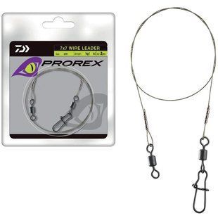 Поводок Daiwa Prorex 7x7 Wire Leader 30cm 18kg