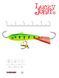 Балансир Lucky John CLASSIC 5 з тр. 50мм/36RT блістер