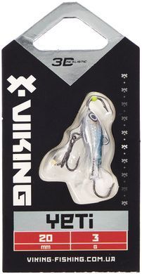 Балансир Viking Fishing Yeti Ice Jig 20mm 3.0g #11 Anchovy