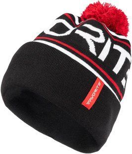 Шапка Favorite Pompon Hat 56 к:black white logo