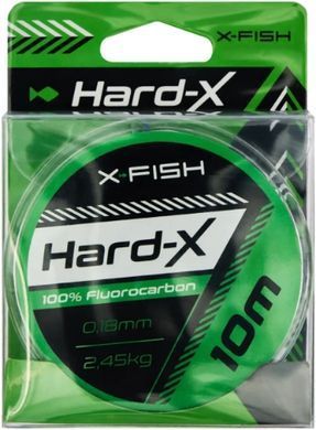 Флюорокарбон X-Fish Hard-X 10m (clear) 0.18mm 2.45kg