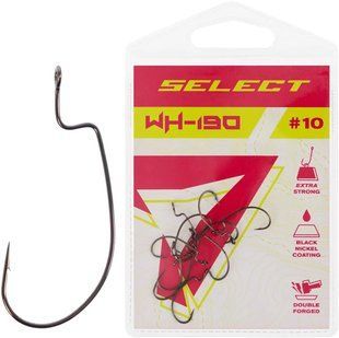 Крючок офсетный Select WH-190 #10 (10 шт/уп)