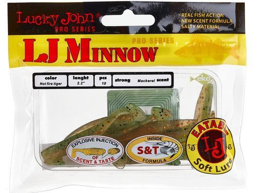 Віброхвіст силікон. MINNOW LJ Pro Series 2,2 "/ T51 *10