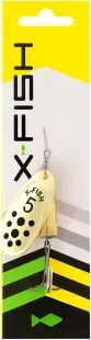 Блесна X-Fish Wolf №5 12,5g Gold