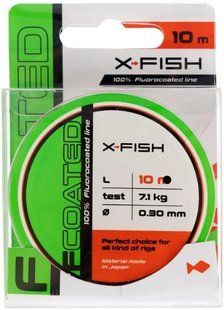 Флюорокарбон X-Fish FCoated 10m 0.30mm 7.1kg