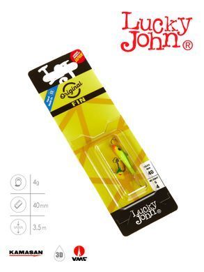 Балансир Lucky John FIN 3 із тр. 40мм/29 блістер