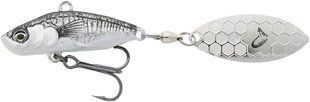 Тейл-спінер Savage Gear 3D Sticklebait Tailspin 65mm 9.0g Black Silver