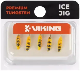 Мормышка вольфрамовая Viking Fishing Shrimp 0.58g 8mm Hot2 (5шт)