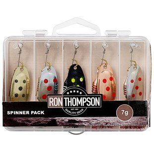 Набір обертових блешень у коробці DAM Spinner Pack 7гр 5шт