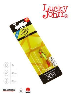 Балансир Lucky John FIN 3 із тр. 40мм/31RT блістер