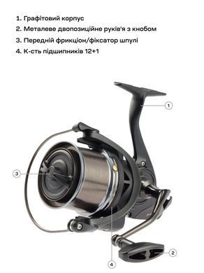 Катушка Brain Mission SE Reel 8000 12+1 BB 4.1:1