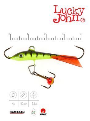 Балансир Lucky John FIN 3 із тр. 40мм/31RT блістер