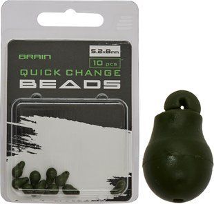 Конектор Brain Quick Change Beads 5.2x8mm (10 шт/уп) SGXA-9291-SS