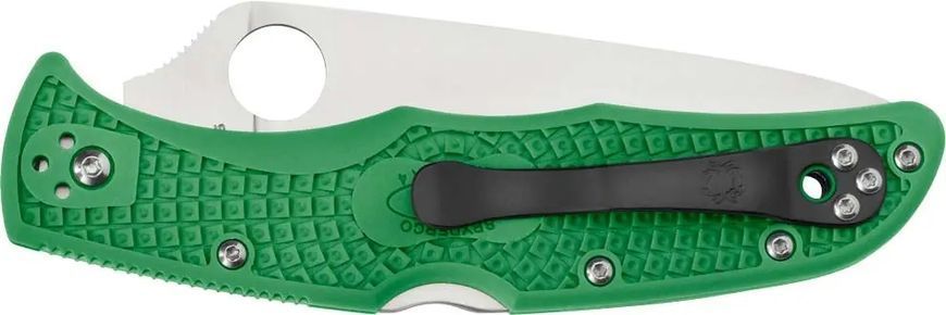 Нож Spyderco Endura 4 Flat Ground, ц:зелений