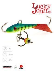 Балансир Lucky John FIN 3 із тр. 40мм/36RT блістер