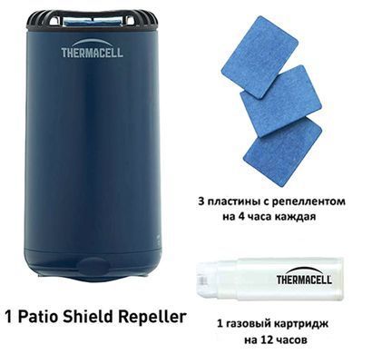 Устройство от комаров Thermacell MR-PS Patio Shield Mosquito Repeller к:navy