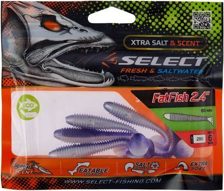Силикон Select FatFish 2.4"" #280 (6 шт / уп)