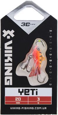 Балансир Viking Fishing Yeti Ice Jig 20mm 3.0g #15 Pink Moon