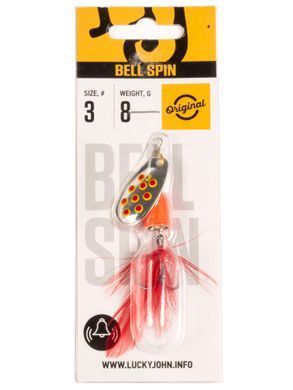 Блесна вращ. Lucky John BELL SPIN 03 08.5г BRD
