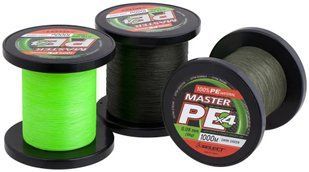 Шнур Select Master PE 1000m (темн.-зел.) 0.24mm 29kg