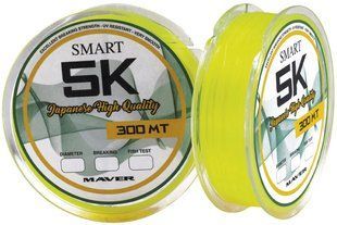 Волосінь Smart Monofilo Smart 5K 300m (yellow) 0.261mm 14lb/7kg