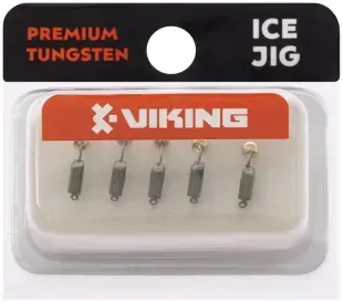 Мормышка вольфрамовая Viking Fishing Rigabik+bead 0.35g 2mm Olive+G (5шт)