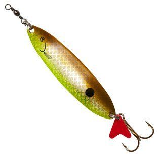 Блешня-коливалка DAM Effzett Slim Standart 24гр 8см (olive / silver UV)