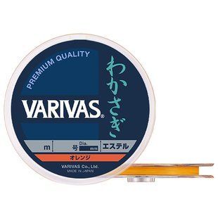 Леска Varivas Wakasagi Ester Orange 60м 0.104мм (VA 18362)