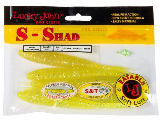 Слаг силікон. S-Shad LJ Pro Series 5,2 "/ T46 *5