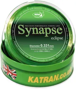 Леска Katran Synapse Eclipse 1000m (neon/black) 0.331mm 8.10kg