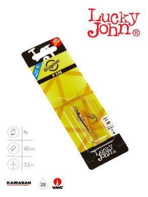 Балансир Lucky John FIN 3 із тр. 40мм/53 блістер