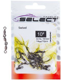 Вертлюжок Select YM1023 тройной size 7 10 шт.
