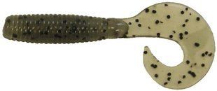 Силікон Big Bite Baits Finesse Grub 3" Smoke Salt Pepper 10 шт.