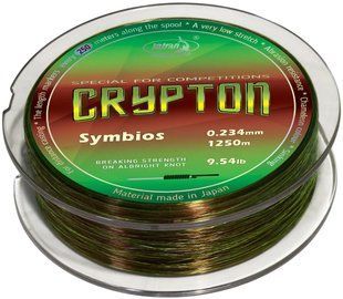 Волосінь Katran Crypton Symbios 1250m (neon/brown) 0.234mm 9.05lb/3.43kg