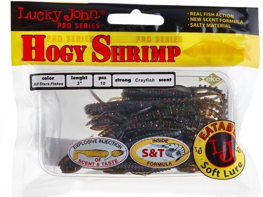 Німфа силікон. HOGY SHRIMP LJ Pro Series 3 "/ S21 *10