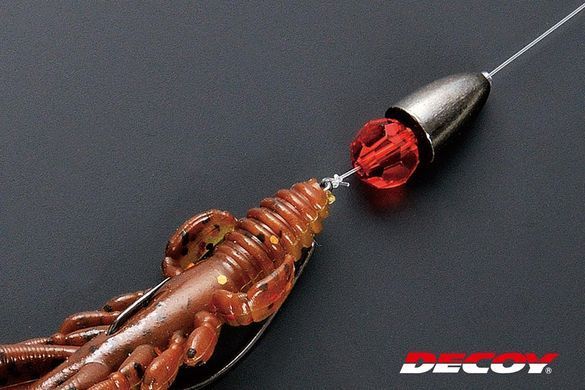Намистина Decoy B-1 Kachi-Kachi Beads M (9 шт / уп) к:жовтий
