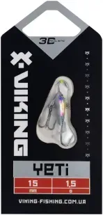 Балансир Viking Fishing Yeti Ice Jig 15мм 1.5g #16 European Values