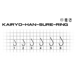 Крючок Fishing ROI Kairyo-Han-Sure-Ring №1 (ушко) 13шт.