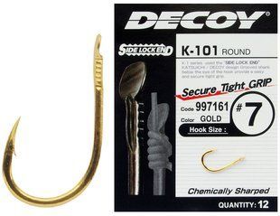 Крючок Decoy K-101 Round 07, 12 шт / уп