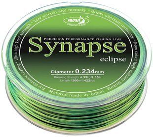 Волосінь Katran Synapse Eclipse 1300m (neon/black) 0.234mm 9.55lb